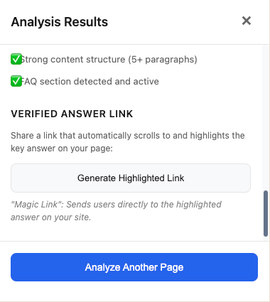 Verified Answer Link